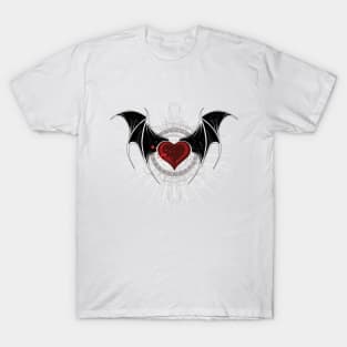 Vampire heart with wings T-Shirt